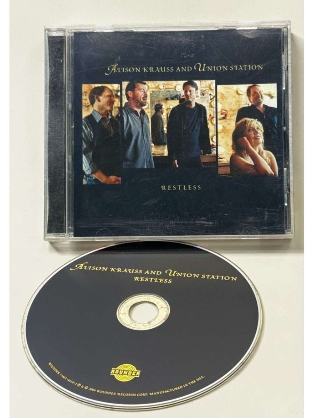 Alison Krauss & Union Station Restless / Cluck Old Hen CD Single Folk Acoustic